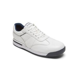 NWT ROCKPORT Mens White 7200 Plus Prowalker Toe Wedge Leather Sneakers 10.5 M